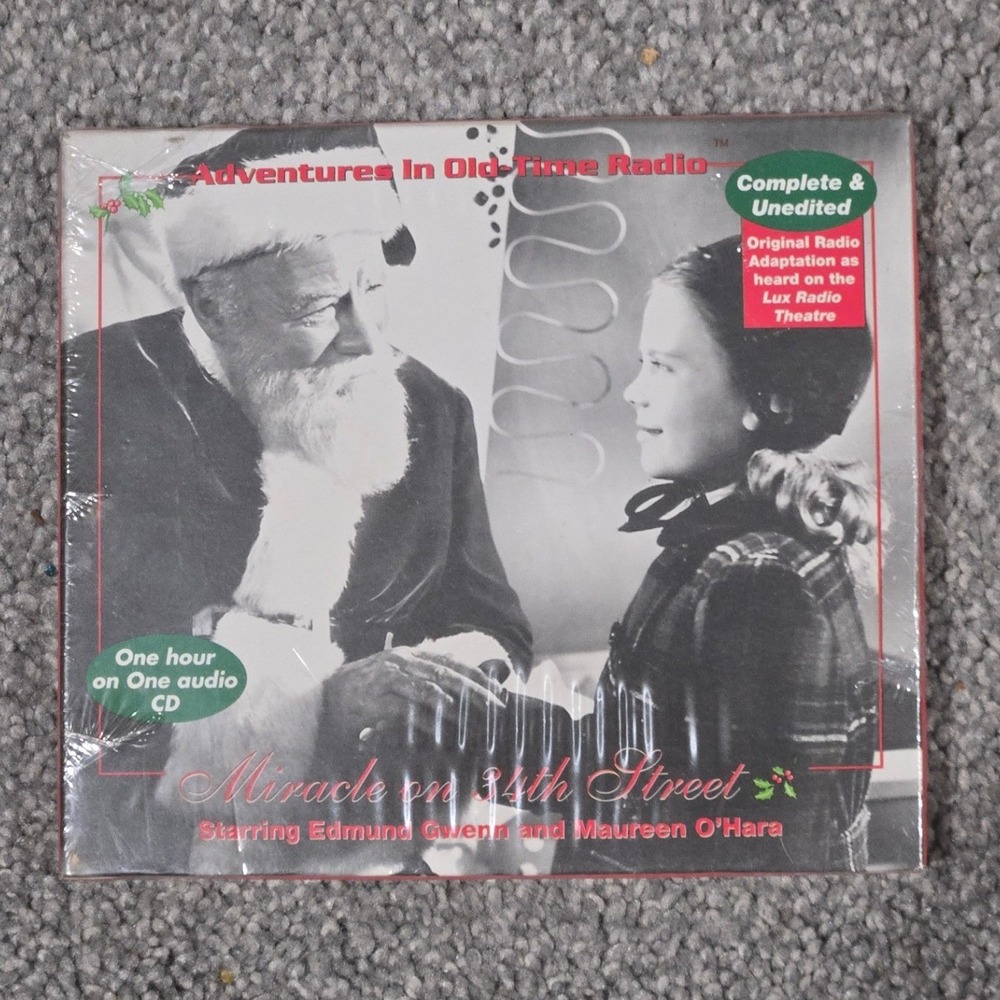 Miracle on 34th Street Lux Radio Theatre 1948 Audio CD Radio Spirits Sealed